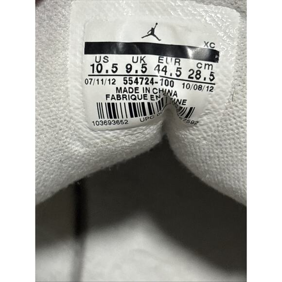 Nike Air Jordan 1 Men’s Mid Custom Sneakers Featuring “CHI” On Midsole Size 10.5 main image 5